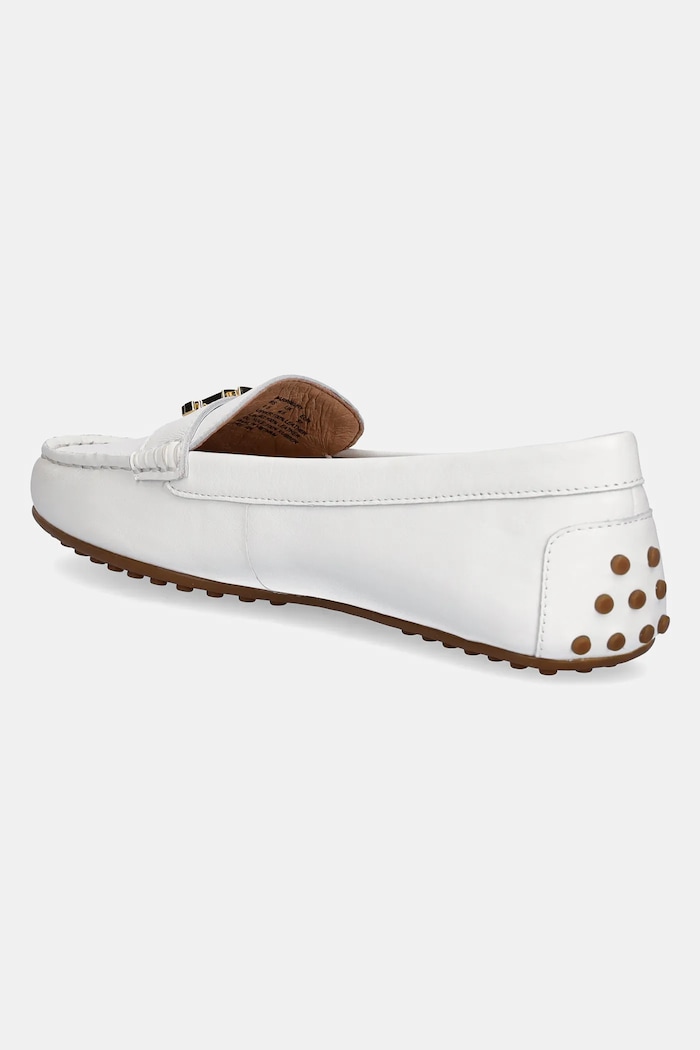 Obuwie Lauren Ralph Lauren mokasyny skórzane Barnsbury 802852847024.100 biały