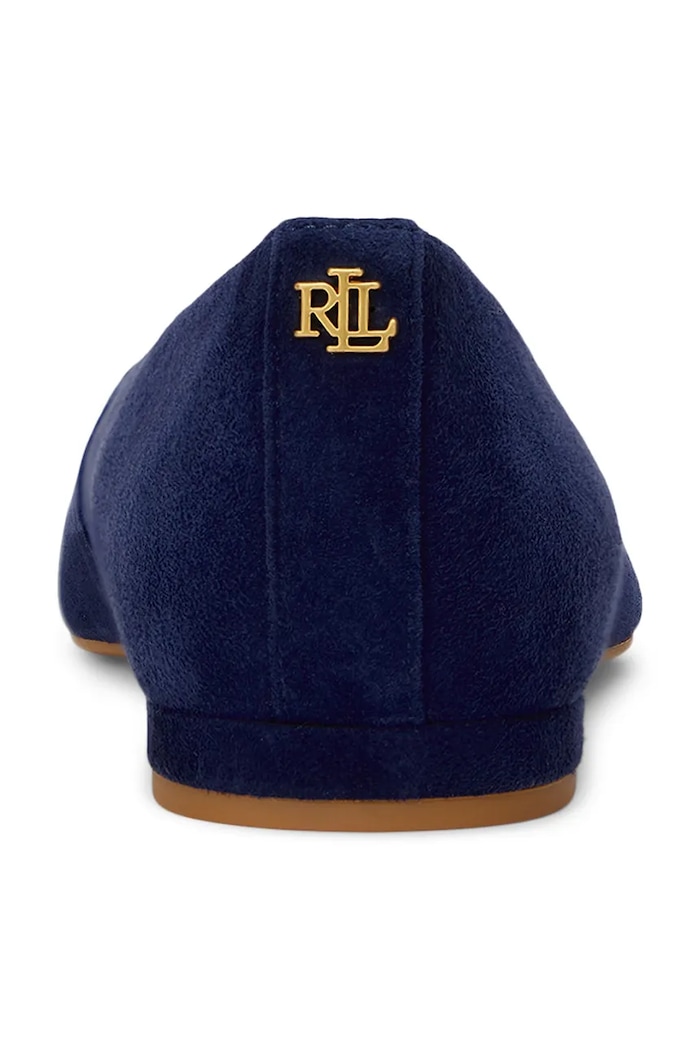 Велурени балеринки Lauren Ralph Lauren Londyn тъмносин 802871265006.410