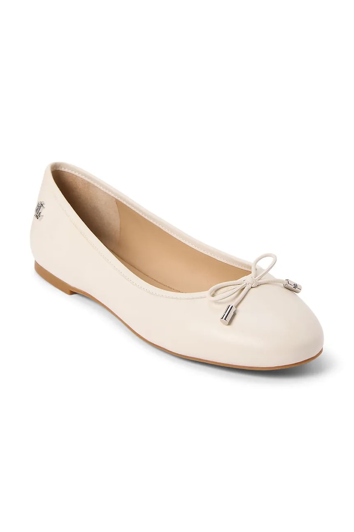 Lauren Ralph Lauren balerini de piele Jayna 802940728006.100 bej SS26
