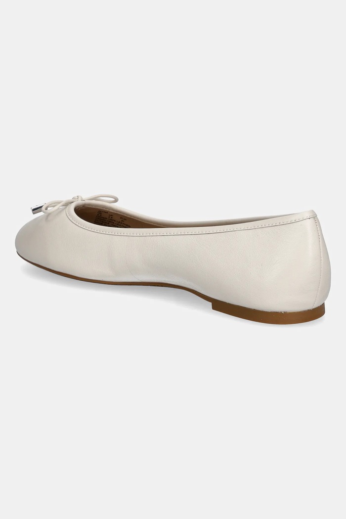 Cipők Lauren Ralph Lauren bőr balerina cipő Jayna 802940728006.100 bézs