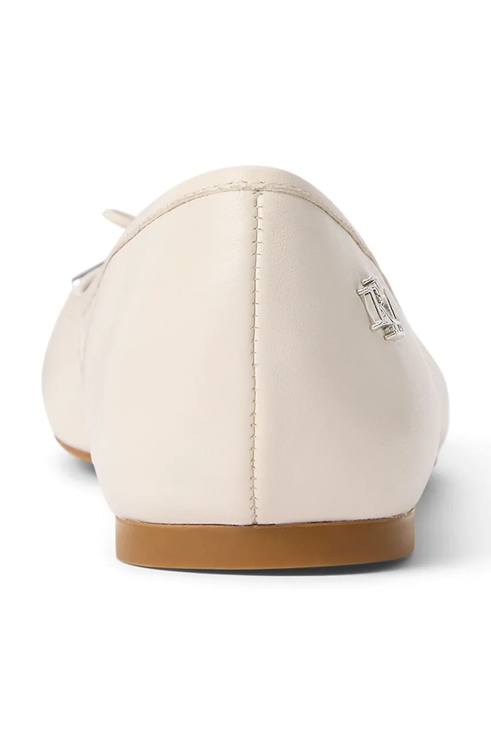 Lauren Ralph Lauren balerini de piele Jayna bej 802940728006.100