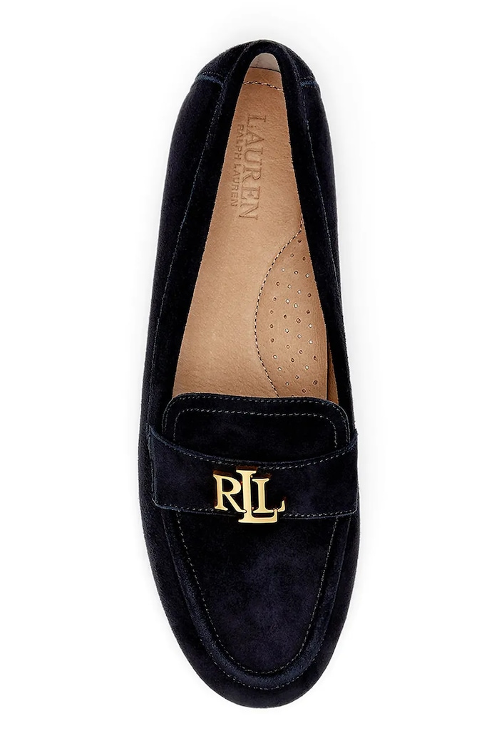 Obuwie Lauren Ralph Lauren mokasyny zamszowe Averi III 802946809005.001 czarny