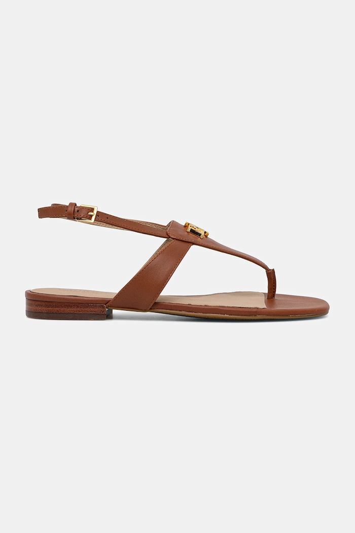 Кожени сандали Lauren Ralph Lauren Everley 802959145002.200 кафяв SS25