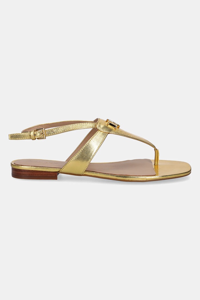 Кожени сандали Lauren Ralph Lauren Everley 802959147001.710 злато SS25