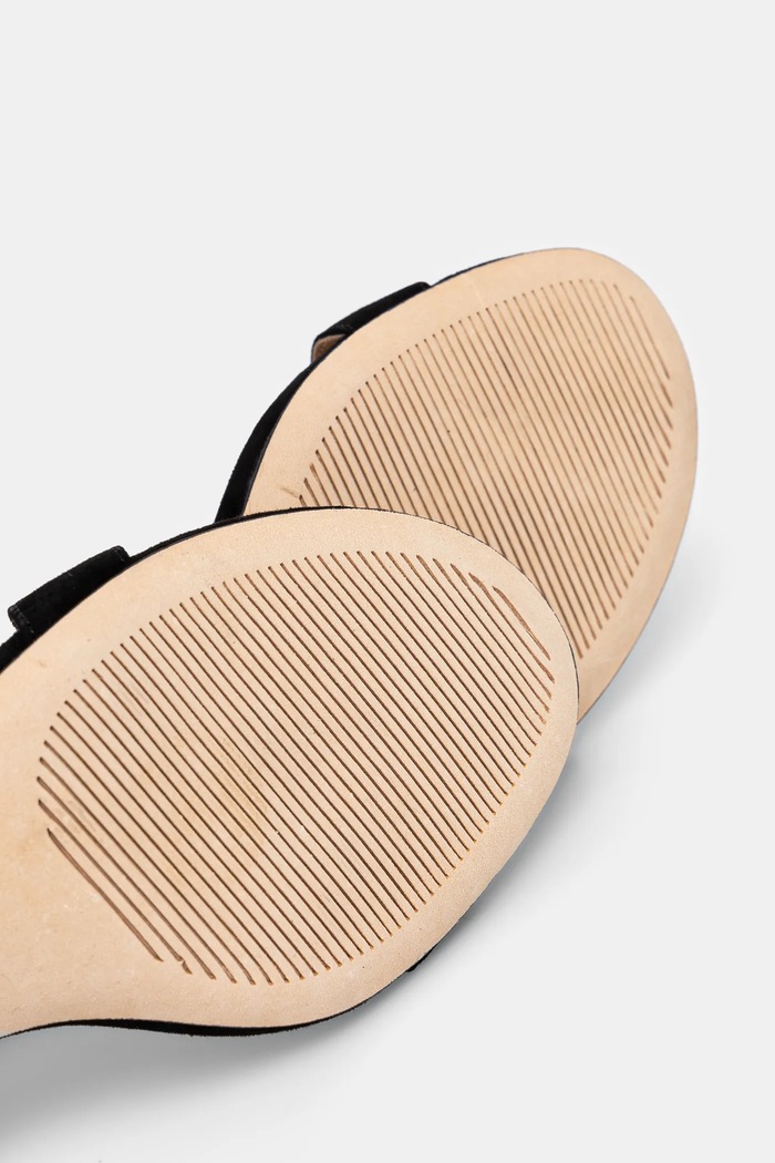 Lauren Ralph Lauren sandały zamszowe Allie Mid 802959175001.001 czarny