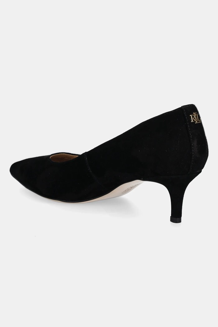 Boty Semišové lodičky Lauren Ralph Lauren Adrienne 802962174001.001 černá