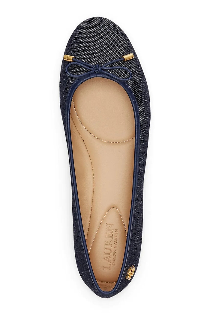Încălțăminte Lauren Ralph Lauren balerini Jayna 802962175001.400 bleumarin
