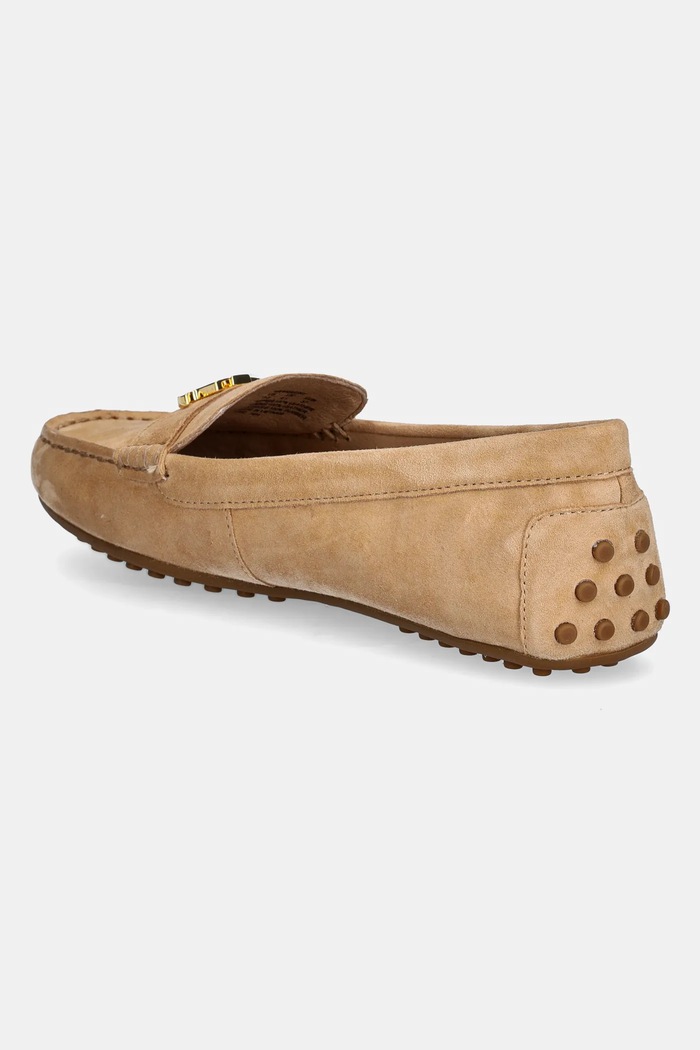 Obutev Mokasini iz semiša Lauren Ralph Lauren Barnsbury 802821629026.101 bež