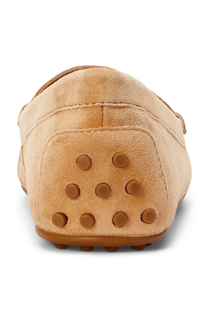 Semišové mokasíny Lauren Ralph Lauren Barnsbury béžová 802821629026.101