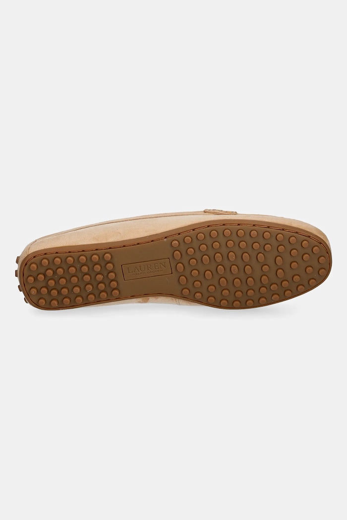Mokasini iz semiša Lauren Ralph Lauren Barnsbury 802821629026.101 bež
