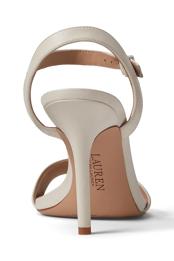 Încălțăminte Lauren Ralph Lauren stilettos de piele Gwen 802940727005.100 bej