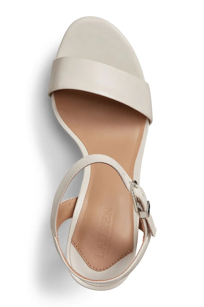 Lauren Ralph Lauren stilettos de piele Gwen bej 802940727005.100