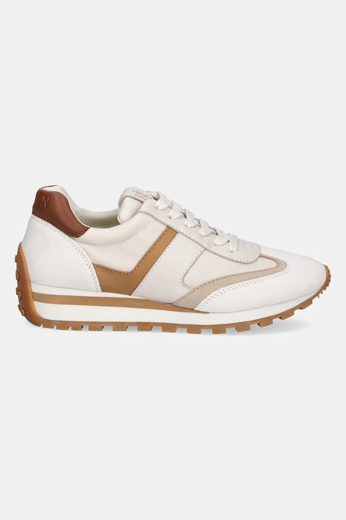 Sneakers boty Lauren Ralph Lauren Dani 802943462002.100 béžová SS25