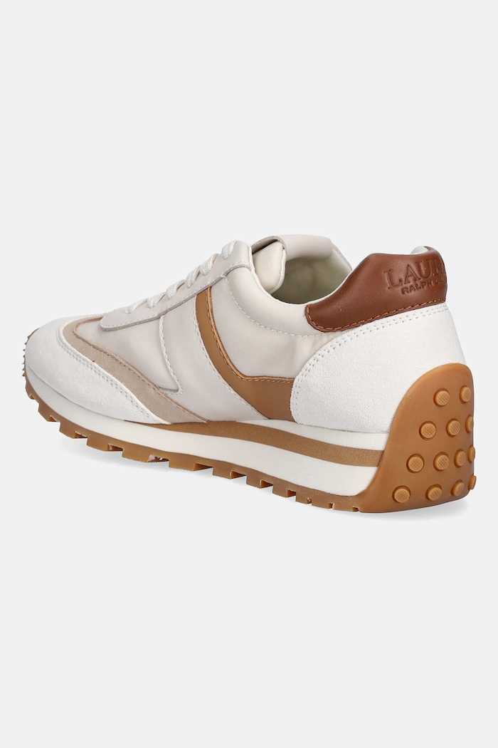 Boty Sneakers boty Lauren Ralph Lauren Dani 802943462002.100 béžová