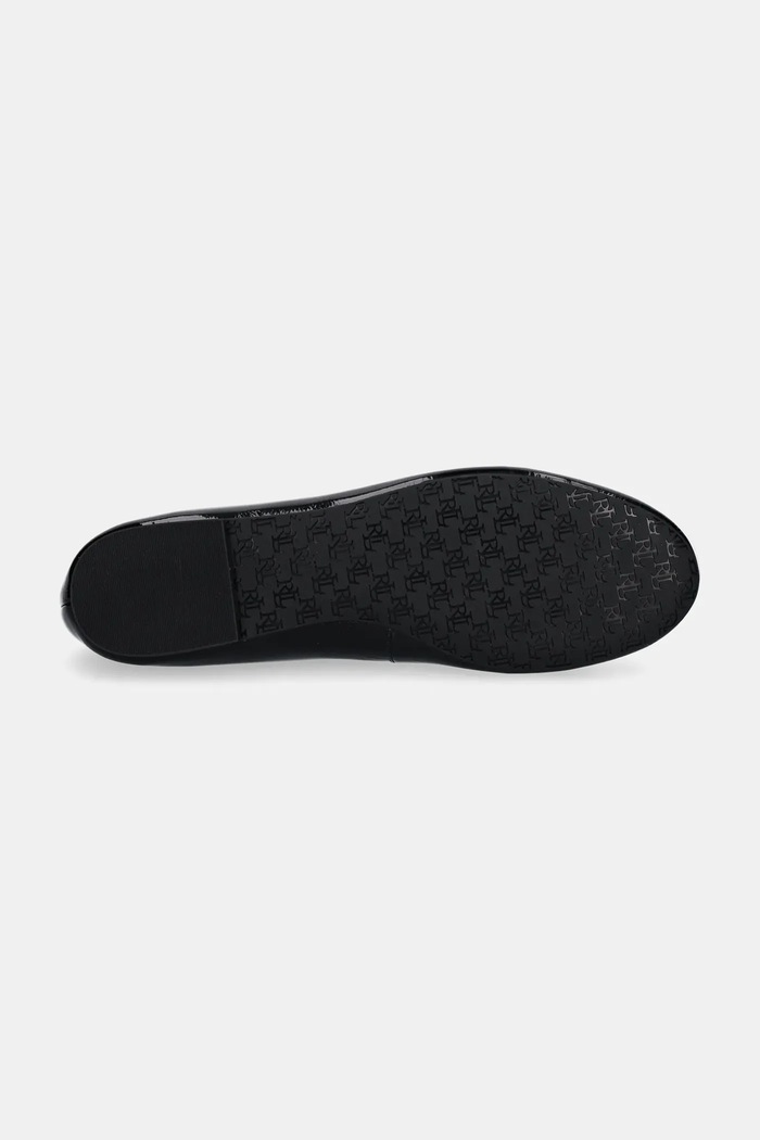 Usnjene balerinke Lauren Ralph Lauren Jayna 802956765001.001 črna
