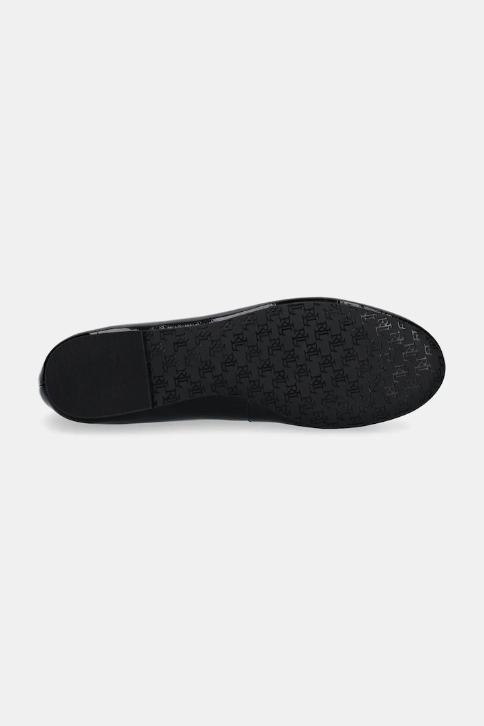 Usnjene balerinke Lauren Ralph Lauren Jayna 802956765001.001 črna