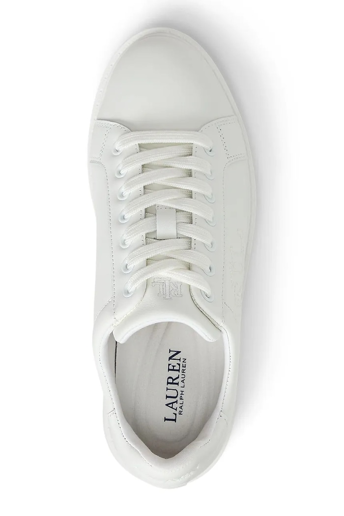 Obuwie Lauren Ralph Lauren sneakersy skórzane Ainsley 802959228001.100 biały