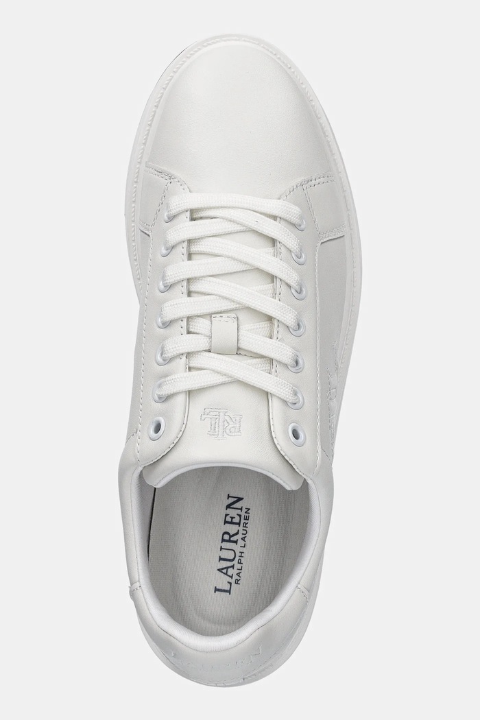 Kožené tenisky Lauren Ralph Lauren Ainsley biela 802959228001.100