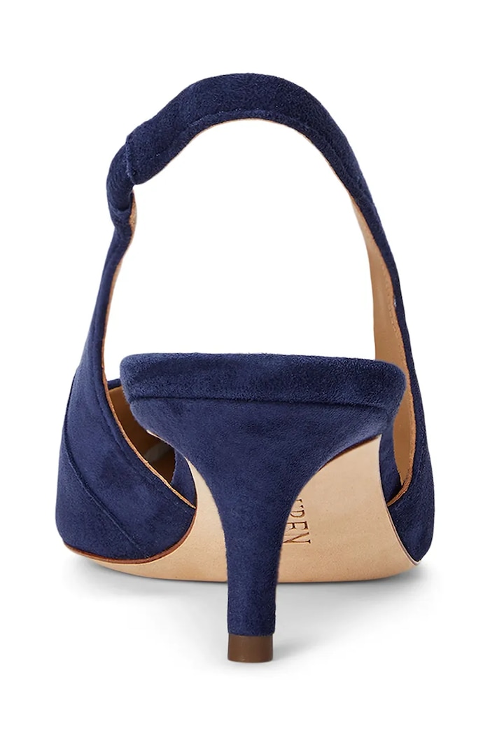 Semišové lodičky Lauren Ralph Lauren Lolah II tmavomodrá 802959263001.410