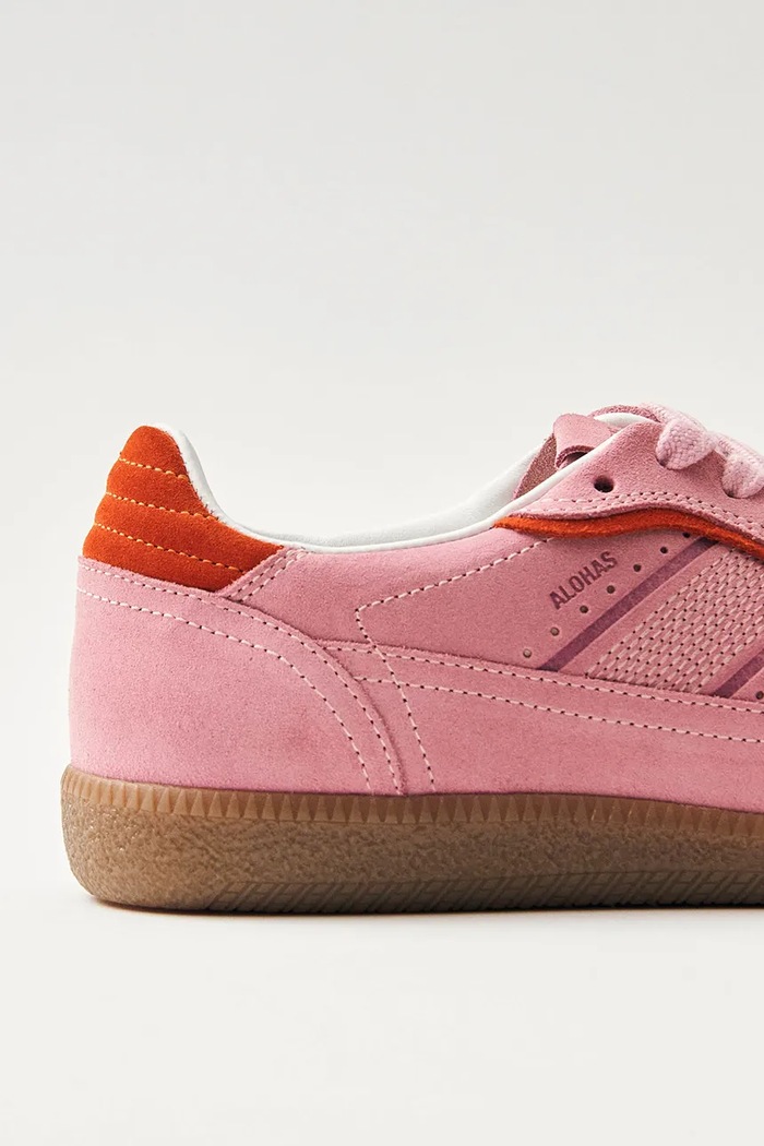 Semišové tenisky Alohas Tb.490 S100471.13 růžová SS25