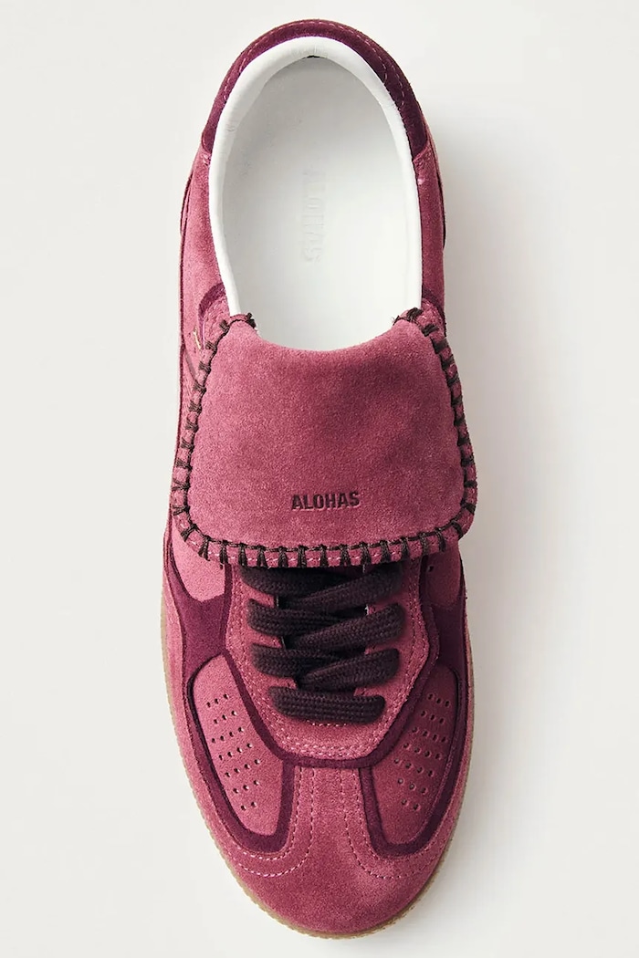 Alohas sneakers in camoscio Tb.490 rosa S100917.01