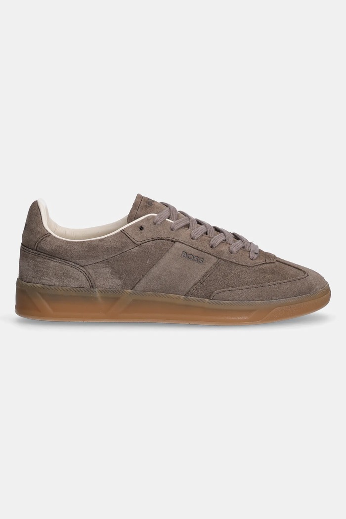 Semišové tenisky BOSS Brenta 50536645.249 hnědá SS25