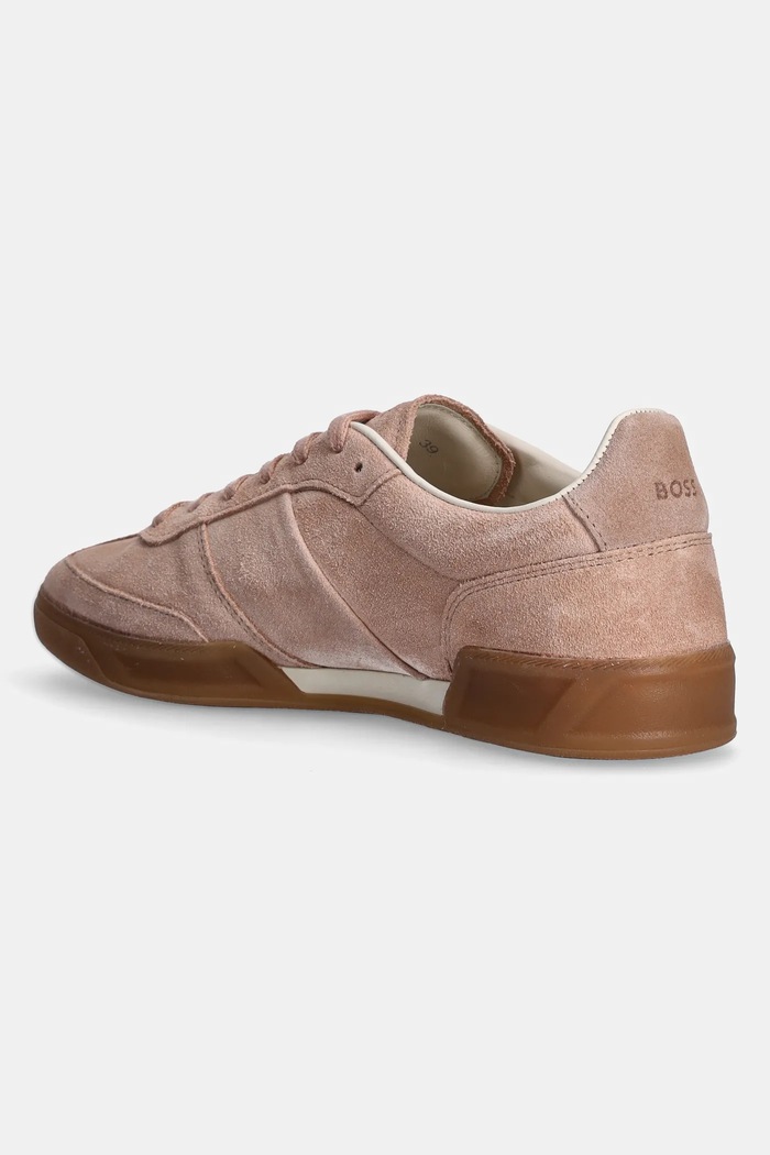 Încălțăminte BOSS sneakers din piele intoarsă Brenta 50536645.689 roz