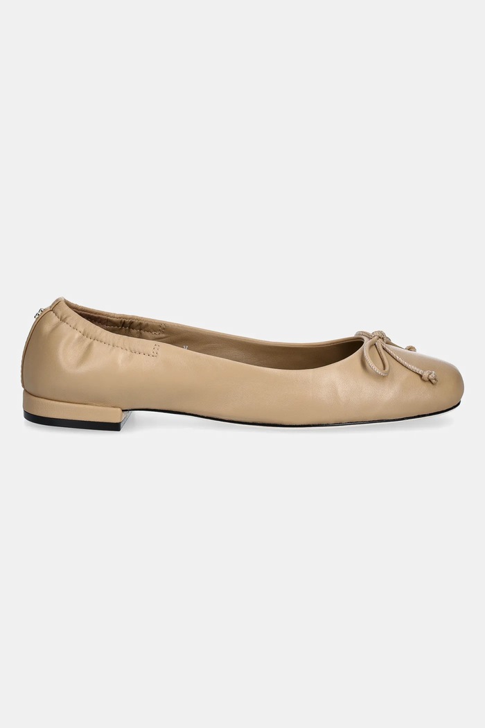 Кожени балеринки BOSS Luara 50536353.269 бежов SS25