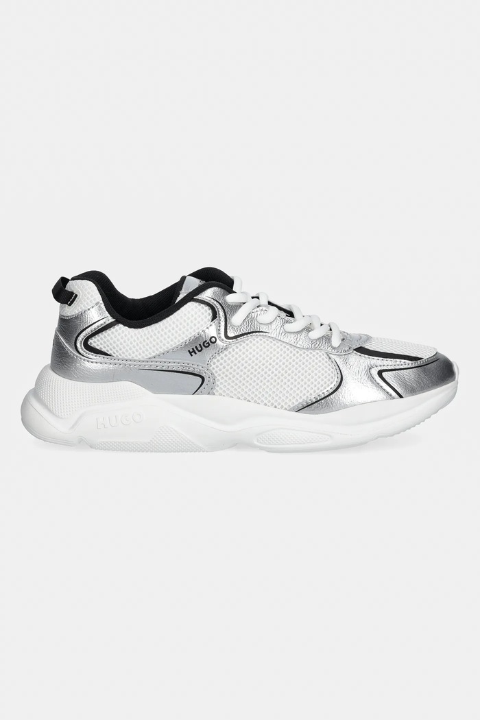 Sneakers HUGO Leon 50536308.111 ασημί SS25