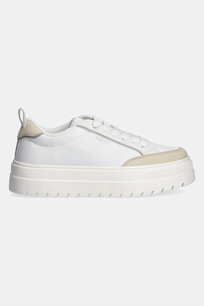 HUGO sneakersy Lyssa 50536343.127 biały SS25