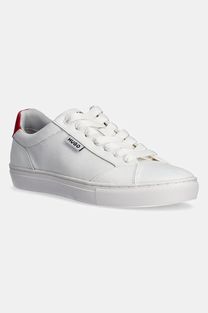 HUGO sneakersy Morrie imitacja skóry licowej biały 50536361.166