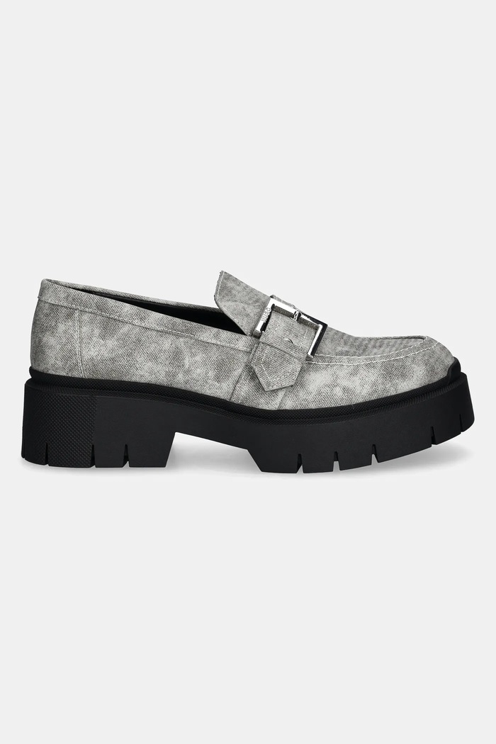 Mokasíny HUGO Kris 50538600.060 sivá SS25