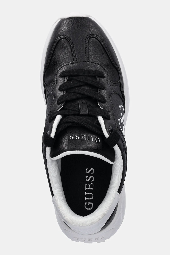 Guess sneakers LUCKEI negru FLPLUC.ELE12.BLACK