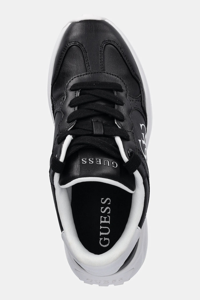 Guess sneakers LUCKEI negru FLPLUC.ELE12.BLACK