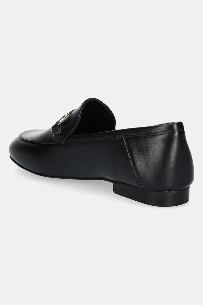 Obuwie Guess mokasyny skórzane MARTYNAS FLPMAR.LEA14.BLACK czarny