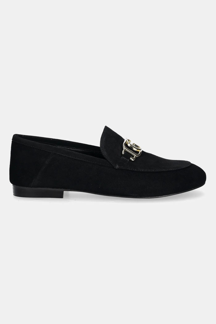 Semišové mokasíny Guess MARTYNAS FLPMAR.SUE14.BLACK černá SS25