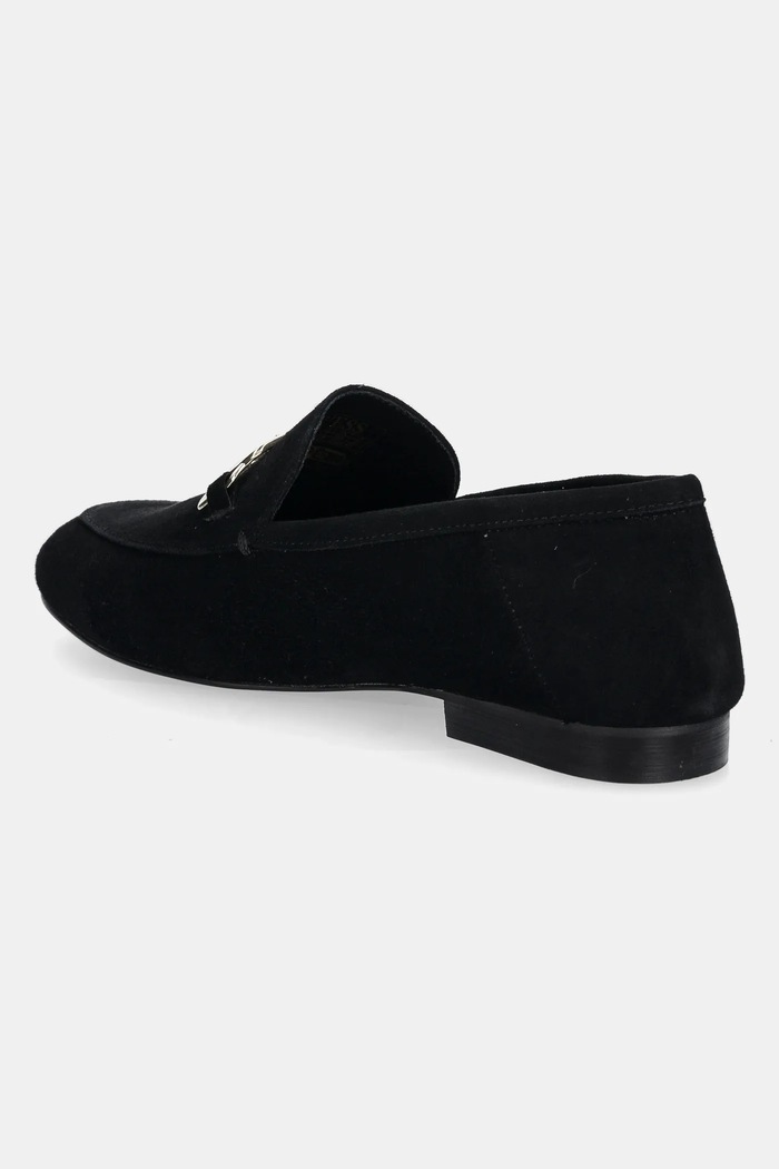 Boty Semišové mokasíny Guess MARTYNAS FLPMAR.SUE14.BLACK černá