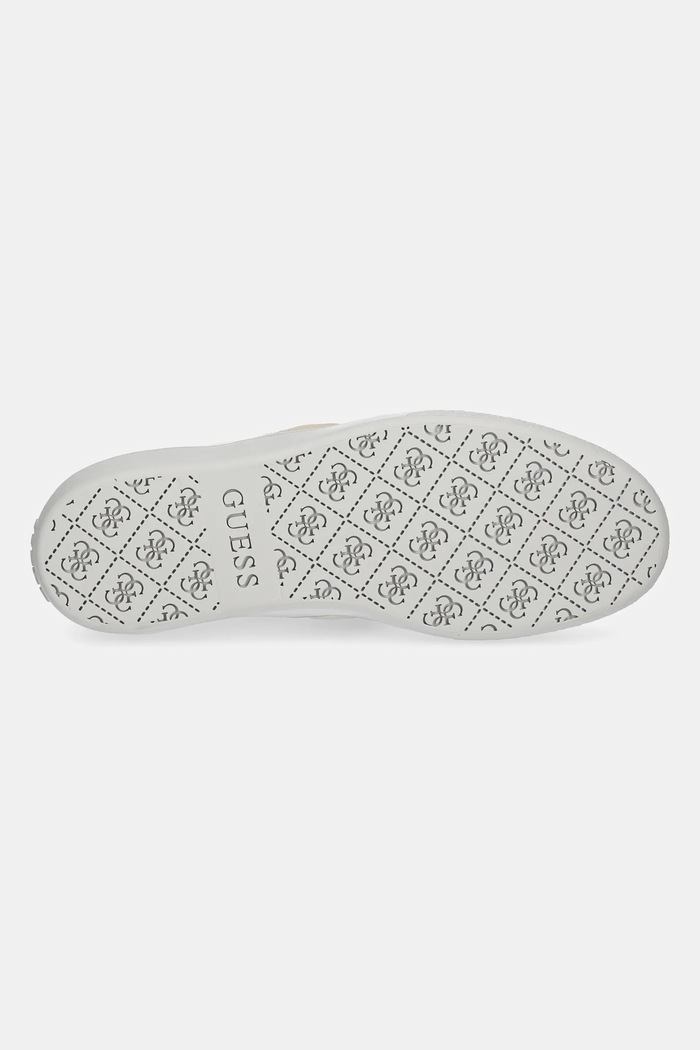 Guess sneakers din piele NOLINAS FLPNOL.LEM12.WHITE bej