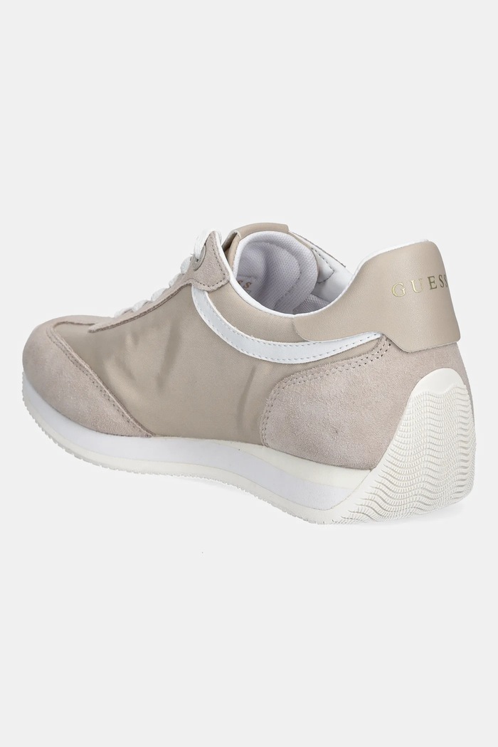 Παπούτσια Sneakers Guess SKROLL FLPSKR.SUE12.BEIGE μπεζ
