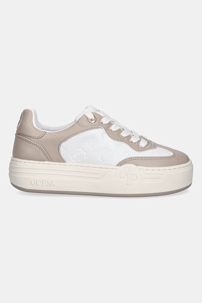 Guess sneakersy SWOLE FLPSWO.FAL12.WHBEI beżowy SS25