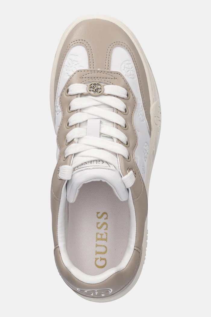 Guess sneakersy SWOLE beżowy FLPSWO.FAL12.WHBEI