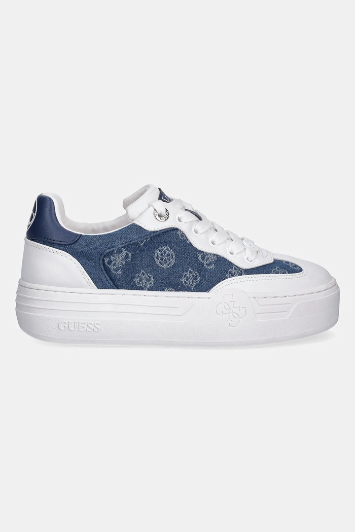 Guess Sneakersy SWOLE2 FLPSW2.DEN12.BLUE granatowy SS25