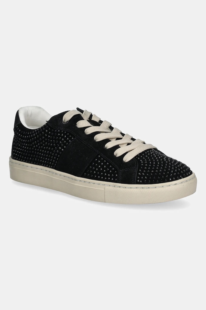 Велурени маратонки Guess TODA равна черен FLPTOD.SUE12.BLACK