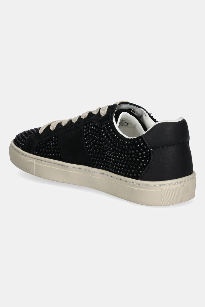 Обувки Велурени маратонки Guess TODA FLPTOD.SUE12.BLACK черен