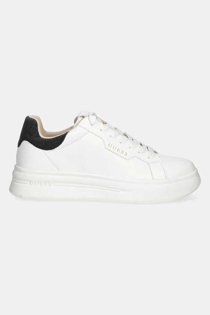 Guess sneakersy WINNIE FLPWIN.LEA12.WHIBL biały SS25