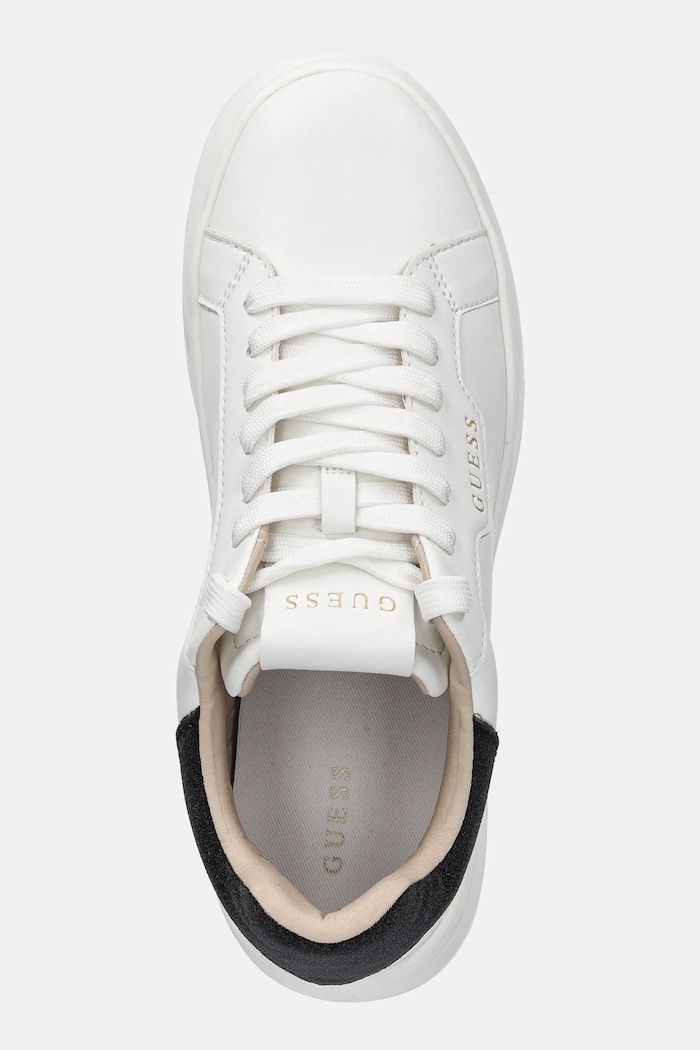 Guess sneakersy WINNIE biały FLPWIN.LEA12.WHIBL