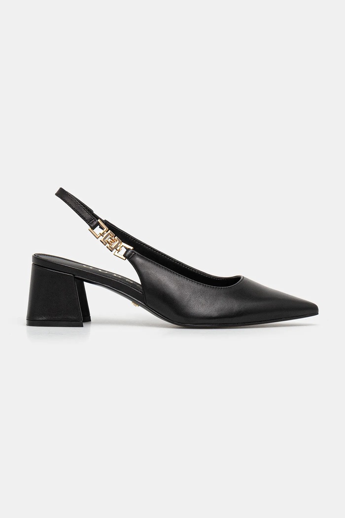 Guess körömcipő ZABELA3 FLPZA3.LEA05.BLACK fekete SS25
