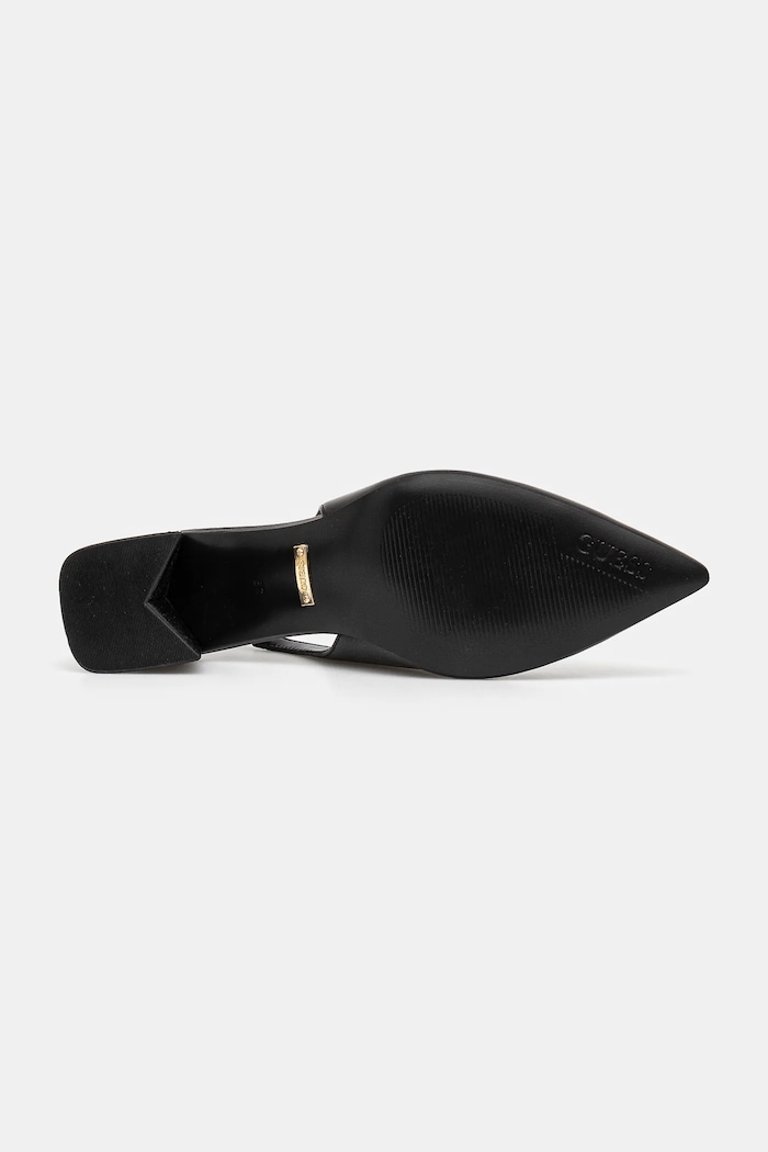 Guess körömcipő ZABELA3 FLPZA3.LEA05.BLACK fekete