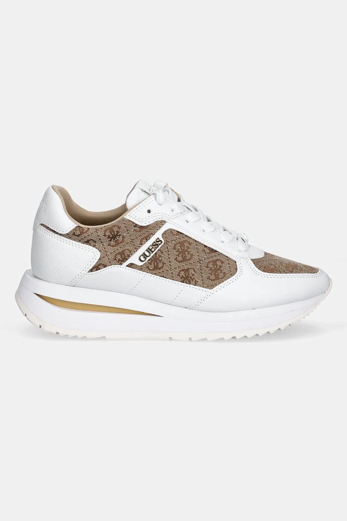 Guess sneakersy ENERGY4 FLPEG4.FAL12.BEIBR biały SS25
