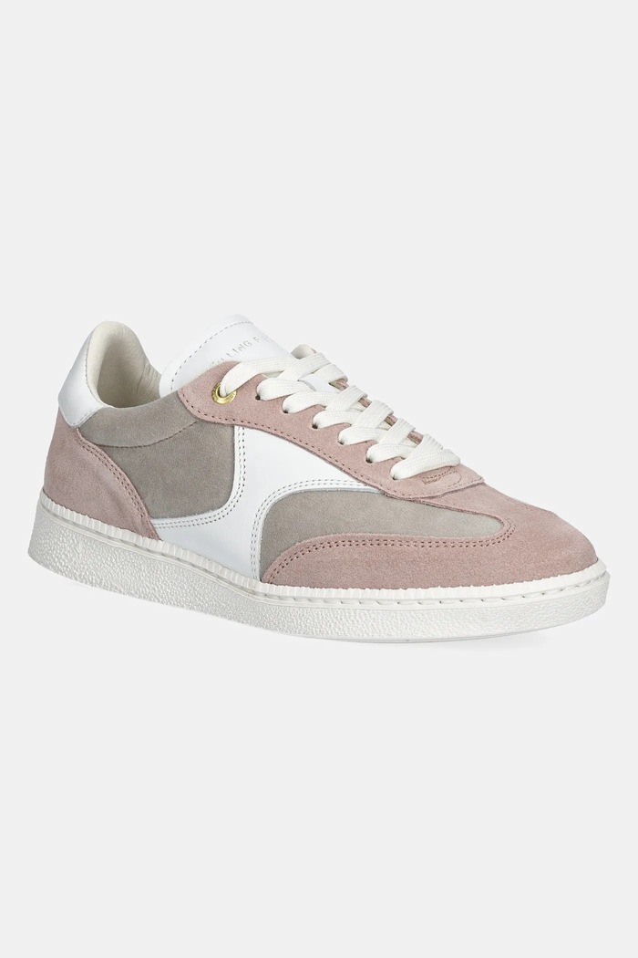 Σουέτ sneakers Filling Pieces Sprinter Dice υφασμάτινο ροζ 68625755513